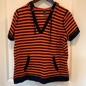 Chaps Short Sleeve Hoodie